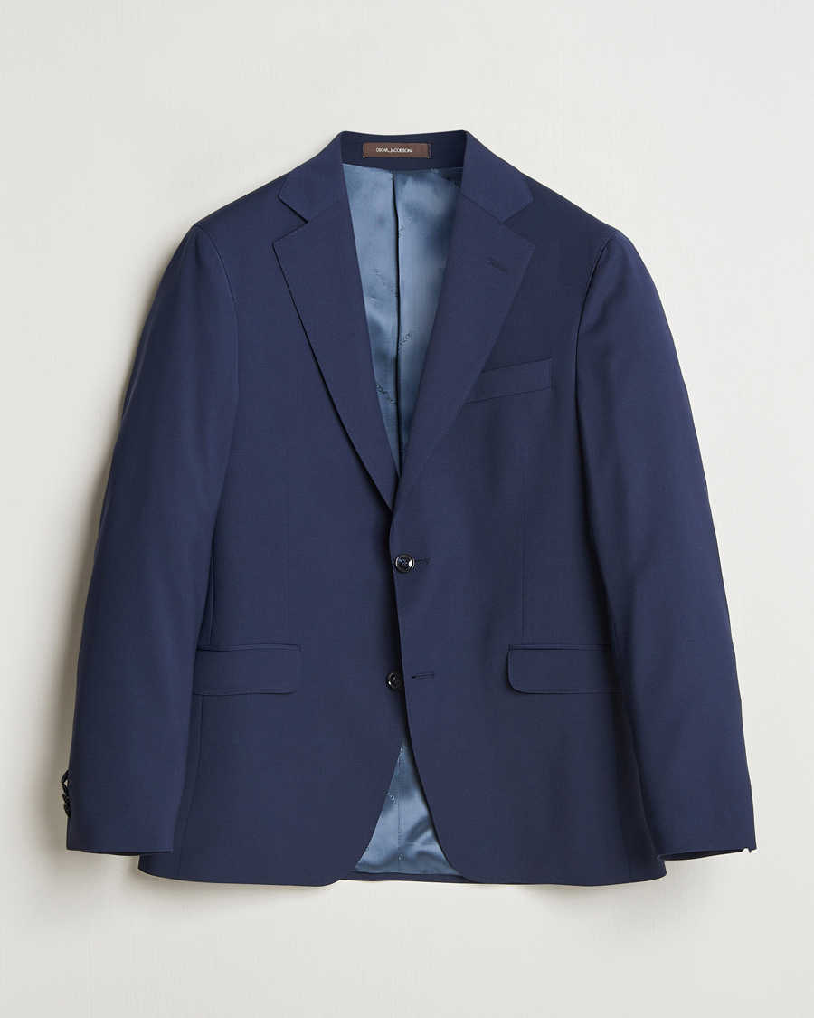 Heren | Blazers | Oscar Jacobson | Fogerty Blazer Dew Blue