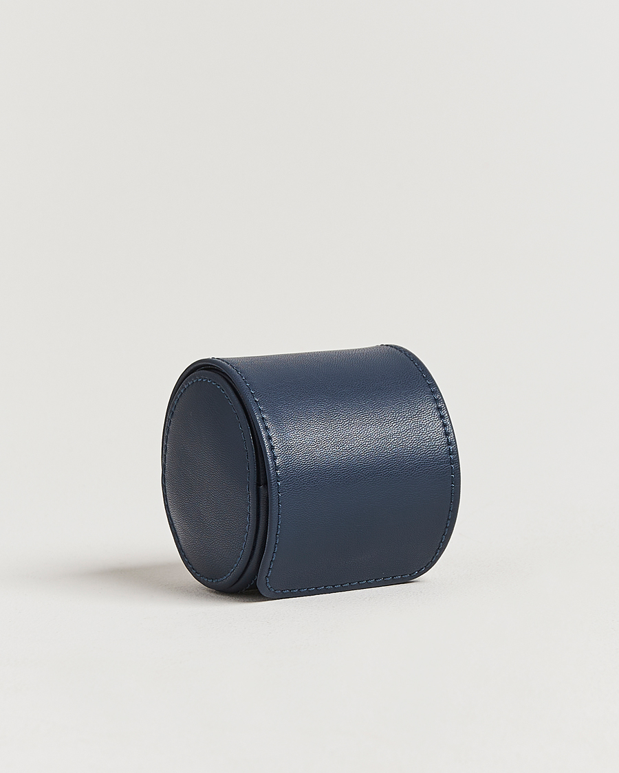 Heren | Horloge & juwelendozen | WOLF | Single Watch Roll Earth Midnight Blue