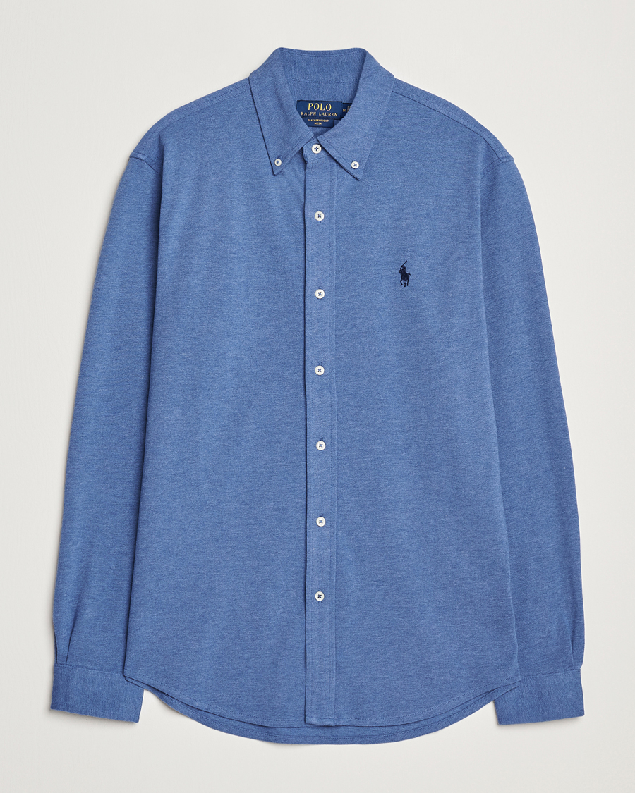 Heren | Overhemden | Polo Ralph Lauren | Featherweight Mesh Shirt Faded Royal Heahter