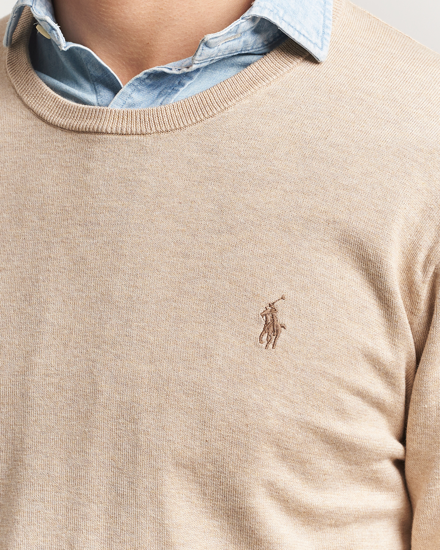 Heren | Truien | Polo Ralph Lauren | Cotton Crew Neck Sweater Dune Melange