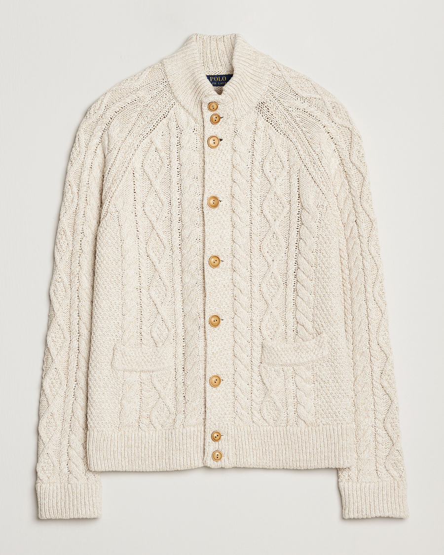 Heren | Truien | Polo Ralph Lauren | Cotton Cardigan Cream Combo