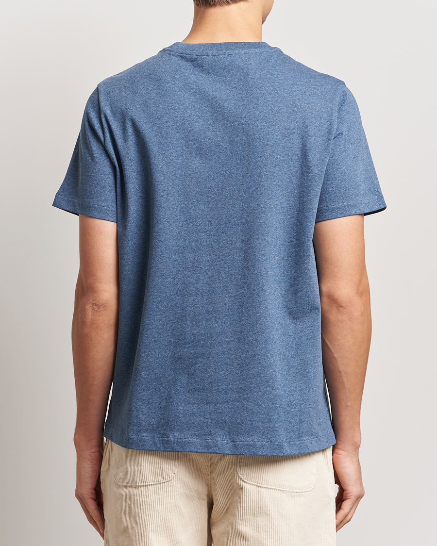 Heren | T-shirts | A.P.C. | Rue Madame T-Shirt Blue Melange