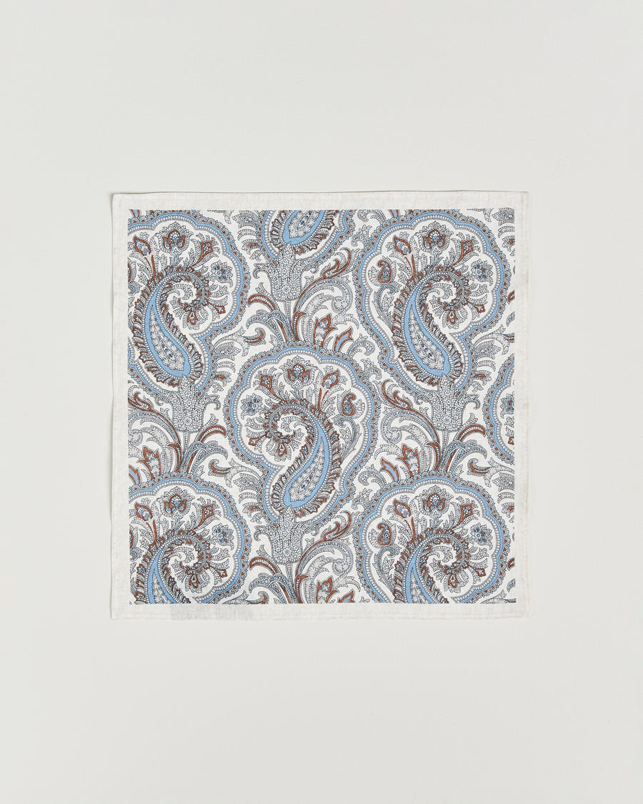 Heren | Stropdassen | Amanda Christensen | Box Set Printed Silk 8cm Tie With Pocket Square Brown