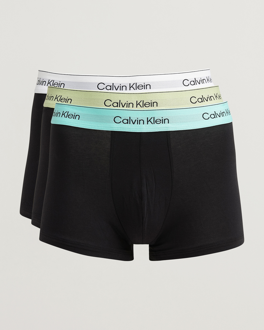 Heren | Ondergoed | Calvin Klein | 3-Pack Icon Cotton Stretch Low Rise Trunk Black
