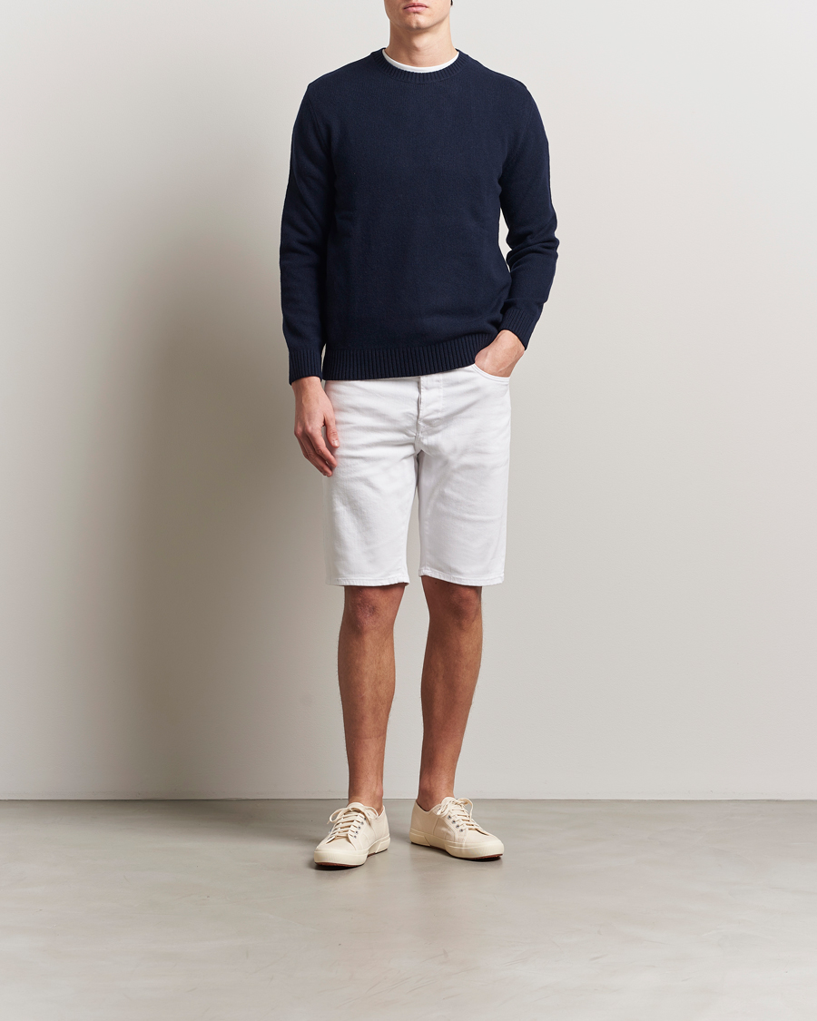 Heren | Korte broek | Replay | RBJ981 Stretch Denim Shorts White