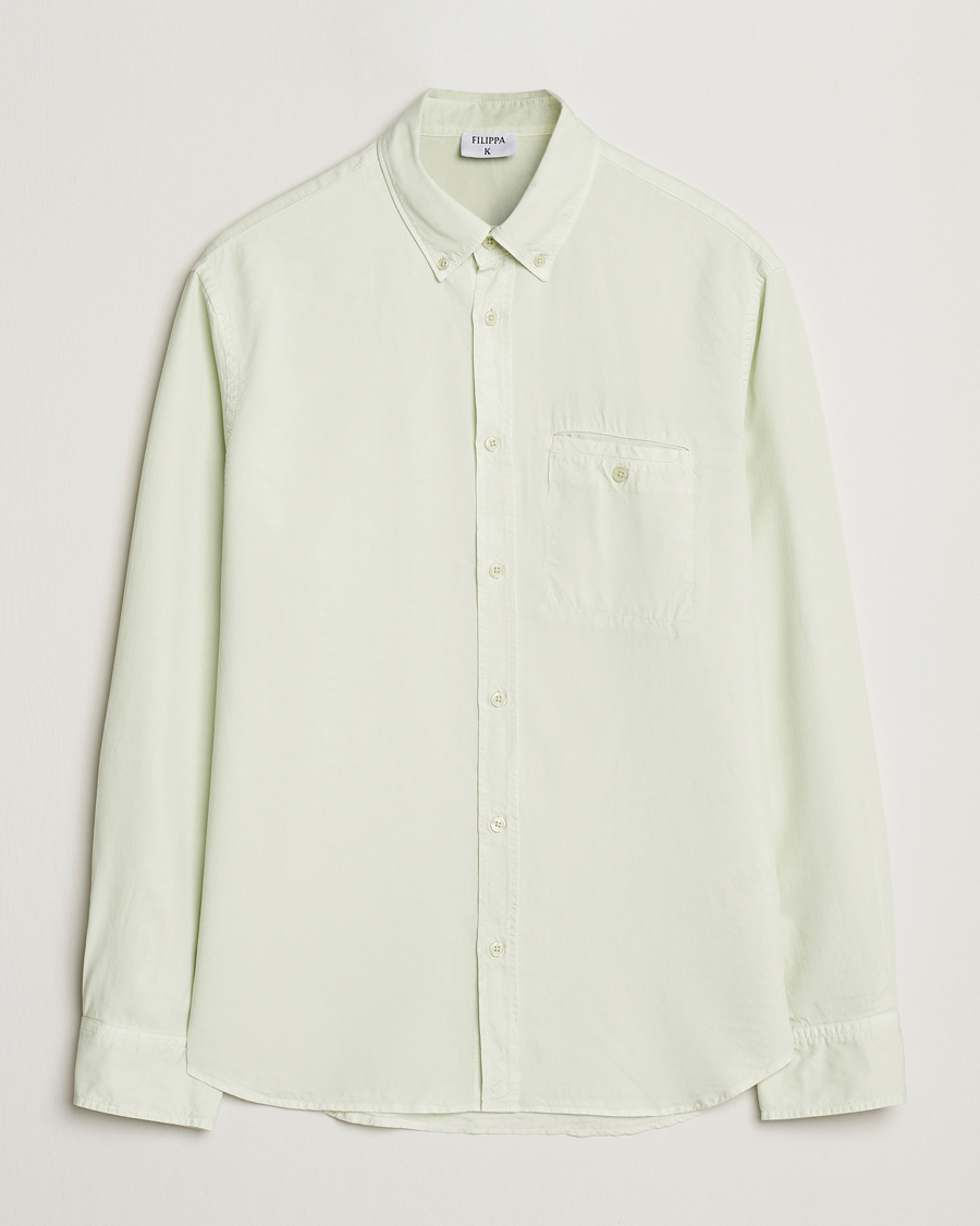 Heren | Overhemden | Filippa K | Zachary Lyocell Shirt Pastel Green