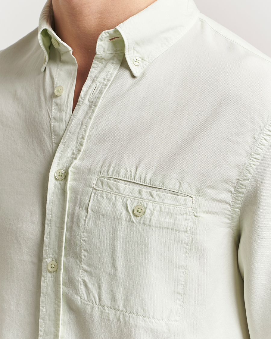 Heren | Overhemden | Filippa K | Zachary Lyocell Shirt Pastel Green