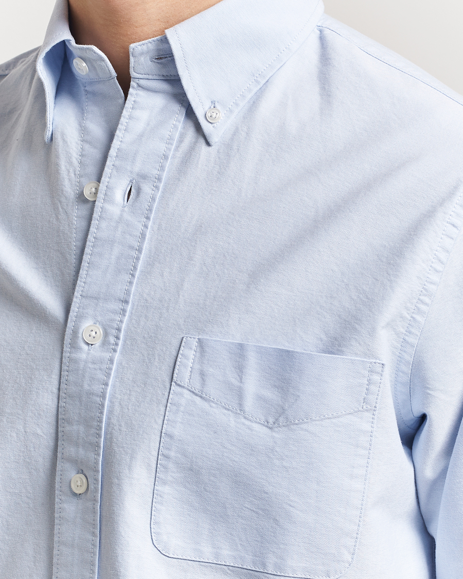 Heren | Overhemden | Filippa K | Slim Oxford Shirt Light Blue