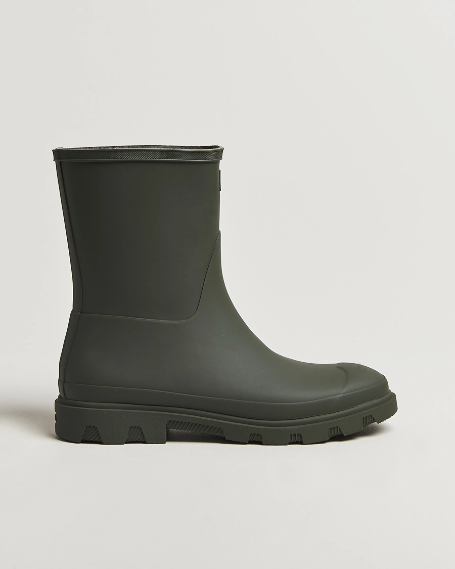 Heren | Overschoenen & Rubberlaarzen | Hunter Boots | Downpour Short Boot Dark Olive