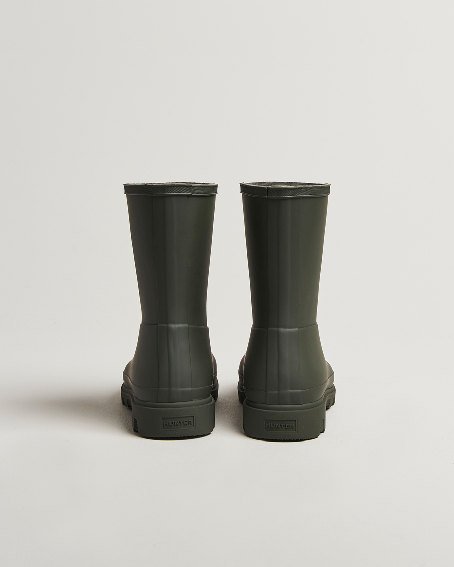 Heren | Overschoenen & Rubberlaarzen | Hunter Boots | Downpour Short Boot Dark Olive