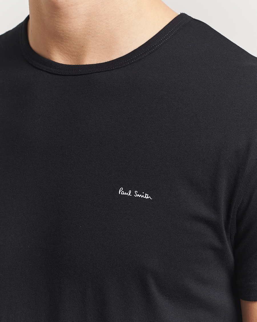 Heren | T-shirts | Paul Smith | 3-Pack Crew Neck T-Shirt Black