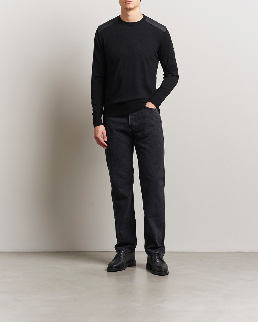 Heren | Truien | Belstaff | Kerrigan Crewneck Jumper Black