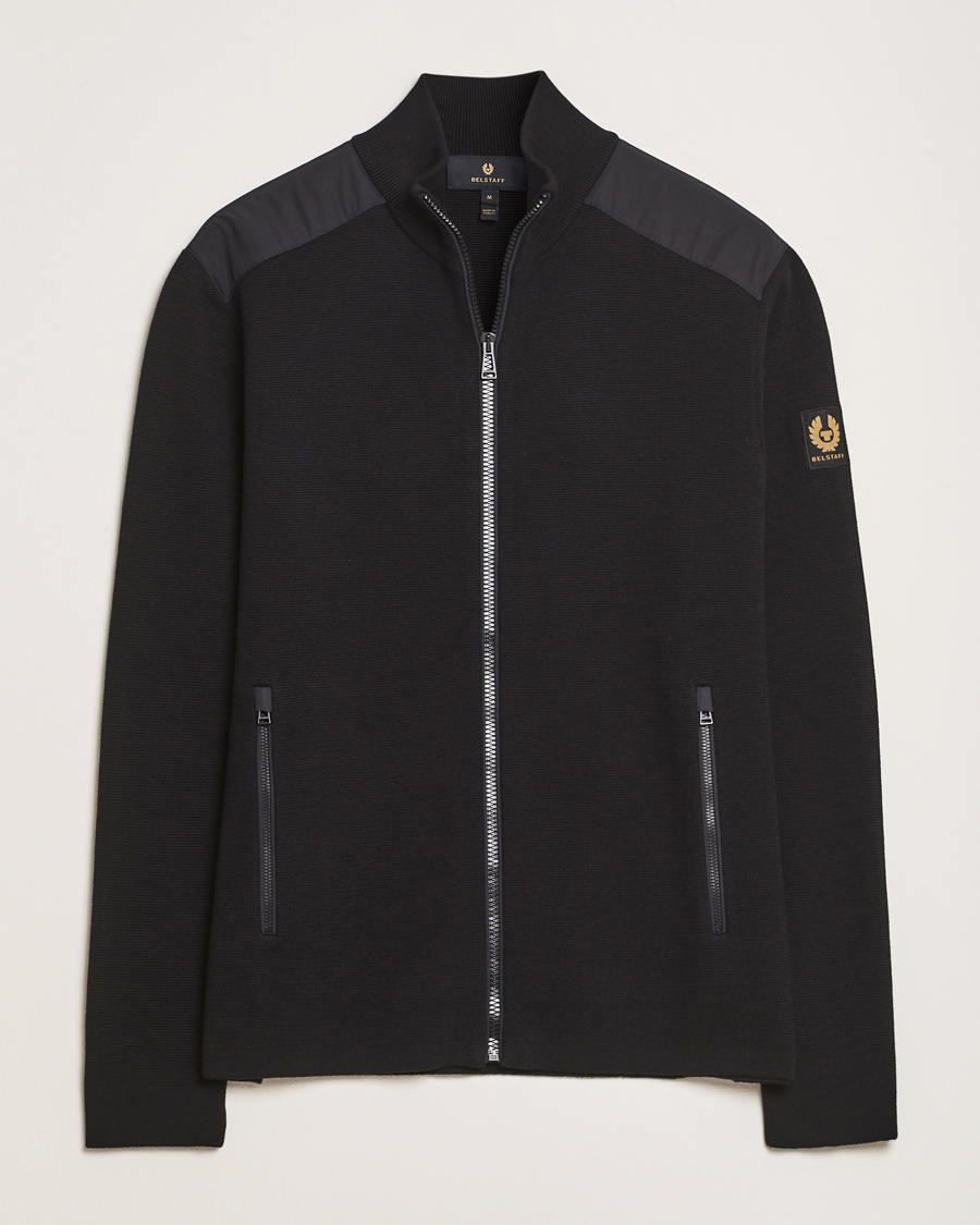 Heren | Truien | Belstaff | Verge Zip Cardigan BLACK