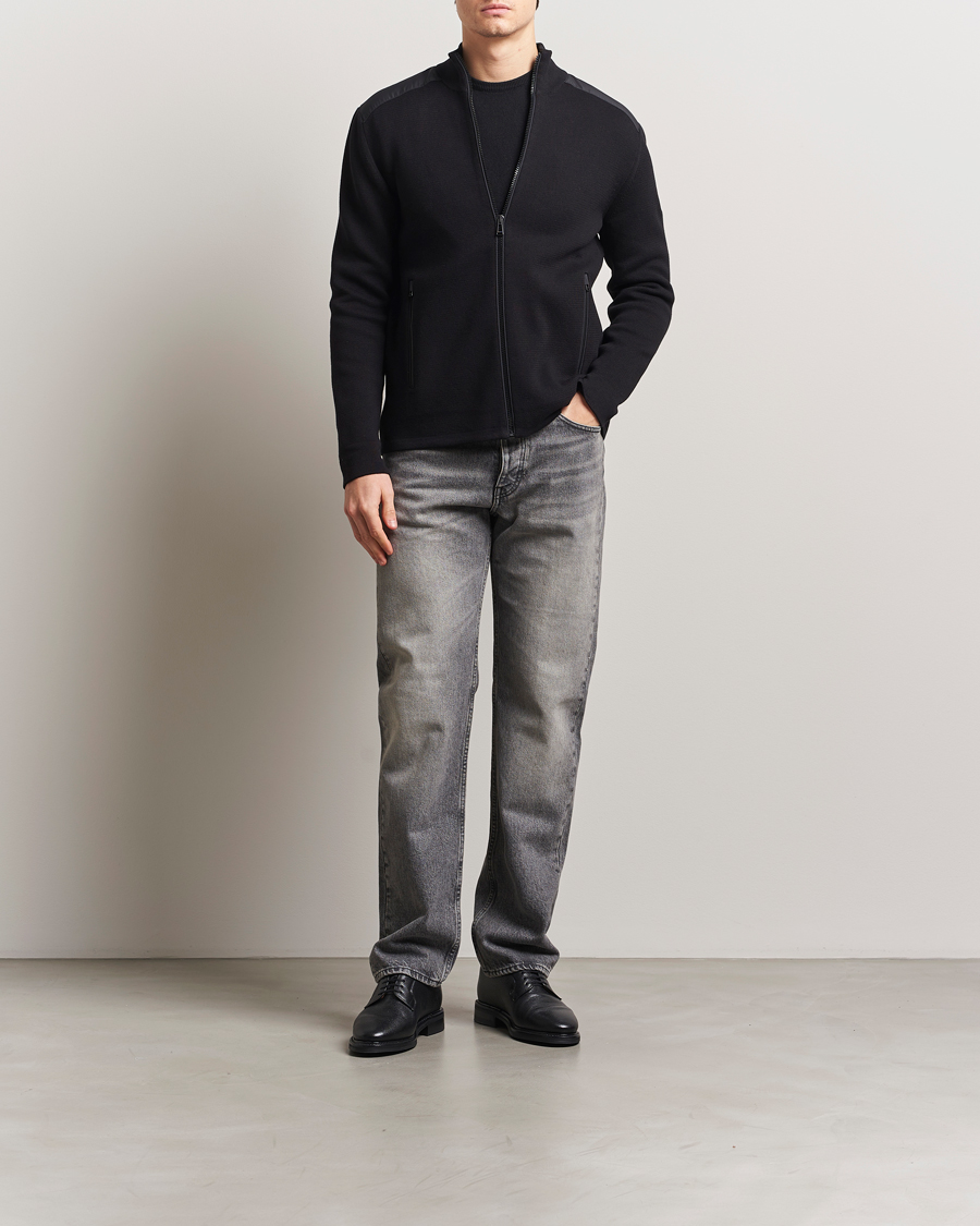 Heren | Truien | Belstaff | Verge Zip Cardigan BLACK