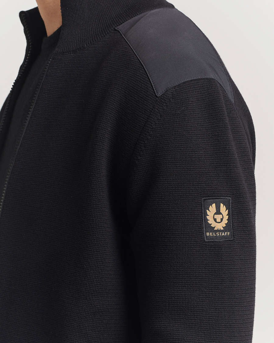Heren | Truien | Belstaff | Verge Zip Cardigan BLACK
