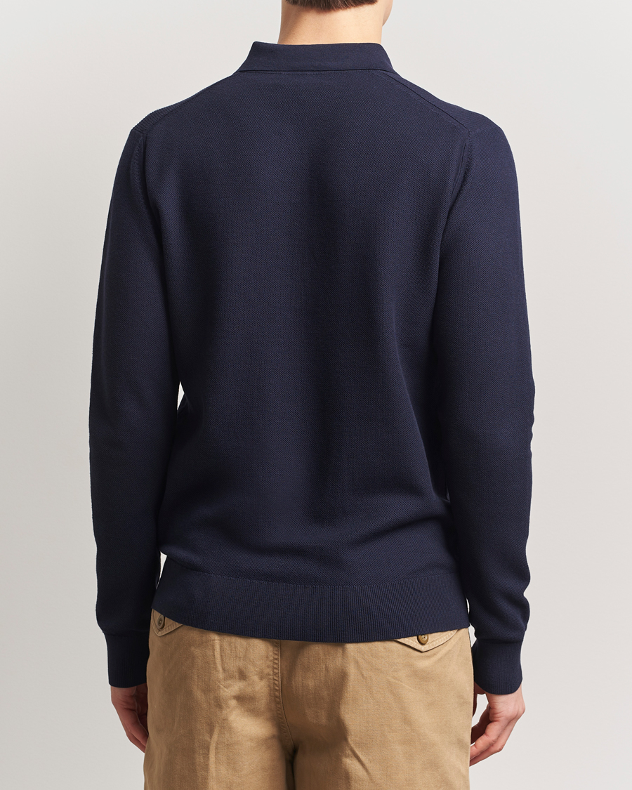 Heren | Truien | Belstaff | Drift Knitted Zip Polo Navy