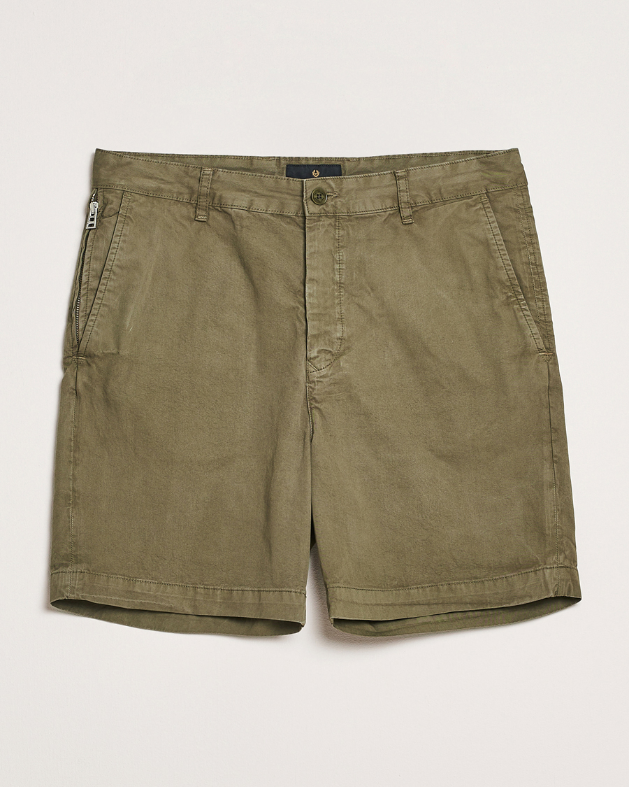 Heren | Korte broek | Belstaff | Rally Cotton Shorts Surplus Green