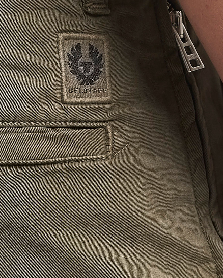 Heren | Korte broek | Belstaff | Rally Cotton Shorts Surplus Green