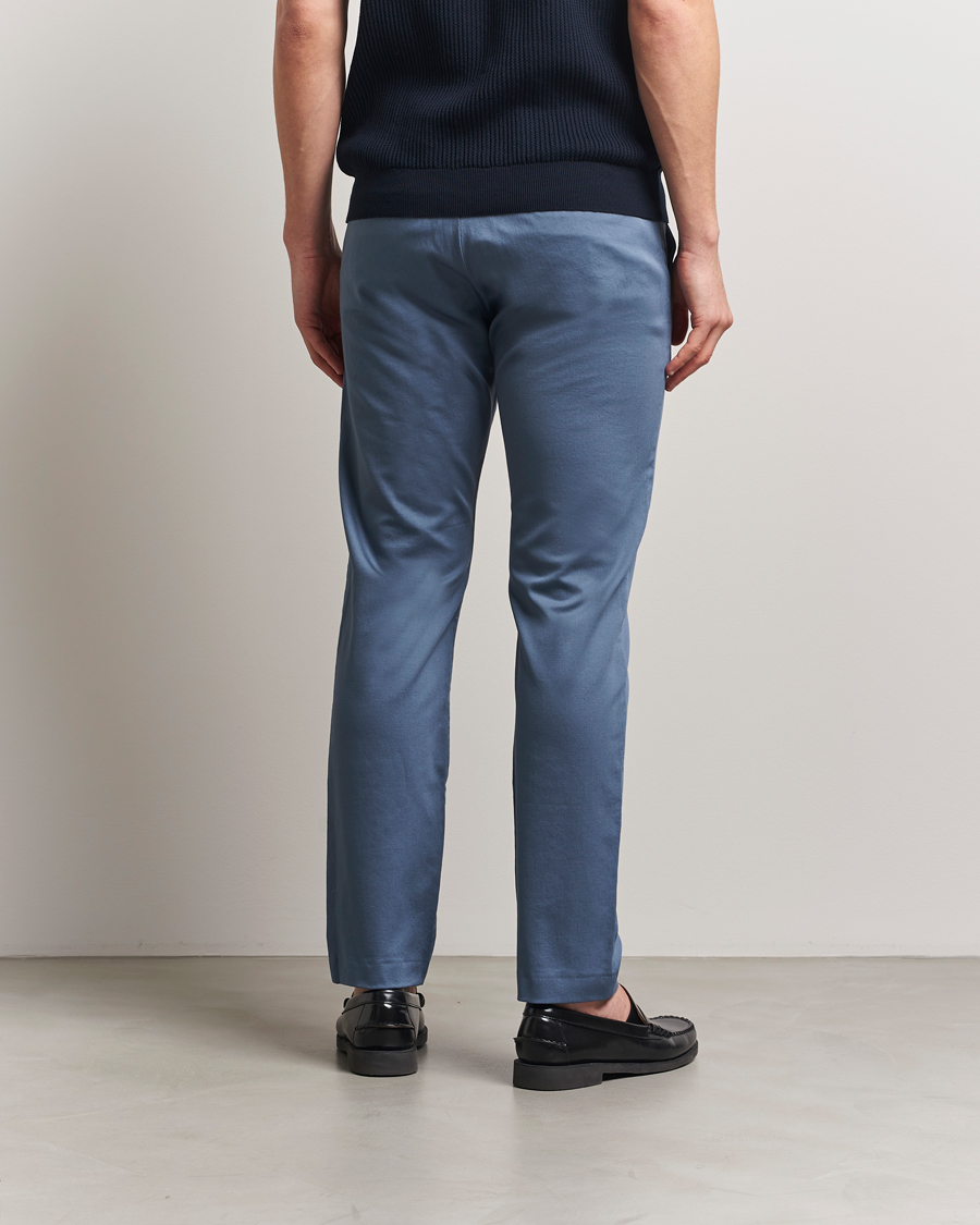 Heren | Broeken | NN07 | Theo Regular Fit Stretch Chinos Bering Blue