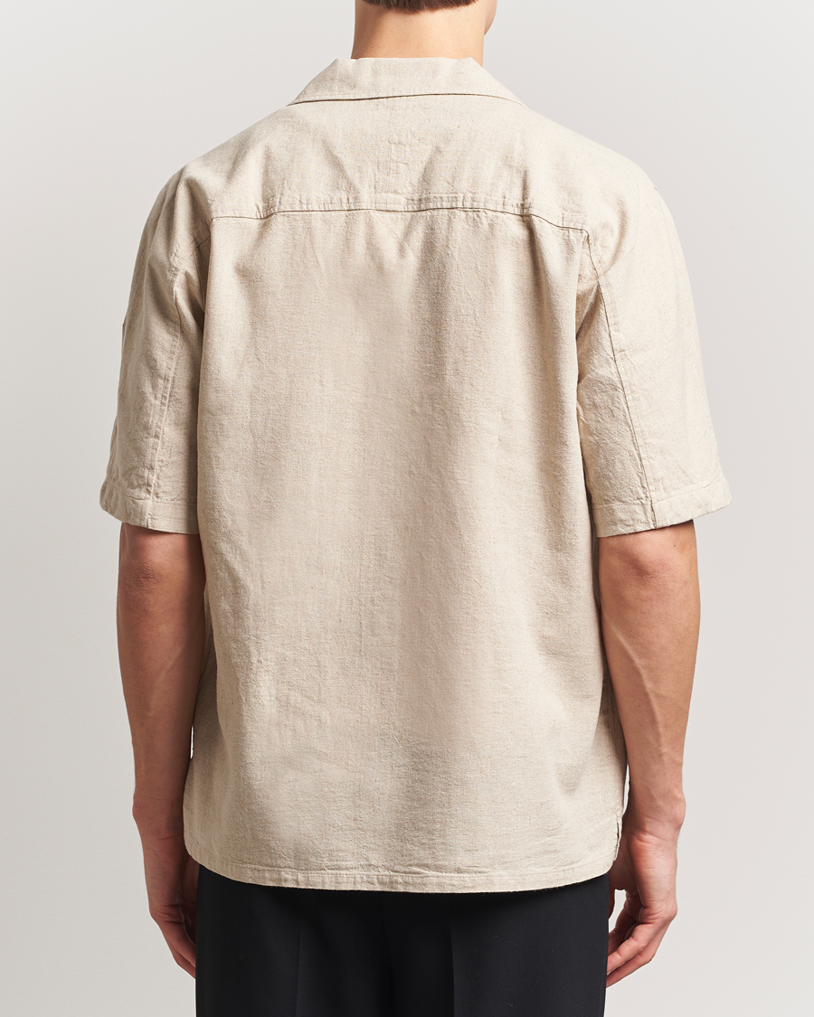 Heren | Overhemden | NN07 | Ole Printed Short Sleeve Shirt Oat