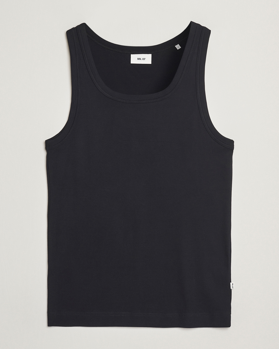 Heren | T-shirts | NN07 | Mick Tank Top Black