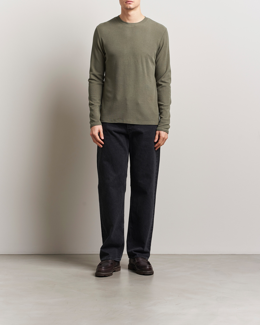Heren | Truien | NN07 | Clive Knitted Sweater Capers Green