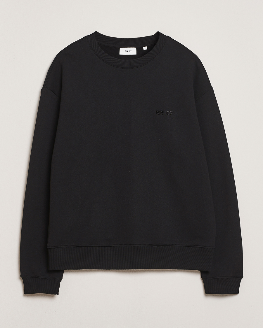 Heren | Truien | NN07 | David Crew Neck Sweatshirt Black