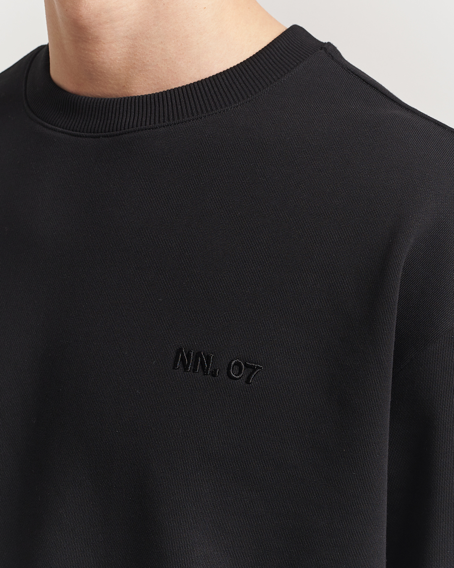 Heren | Truien | NN07 | David Crew Neck Sweatshirt Black
