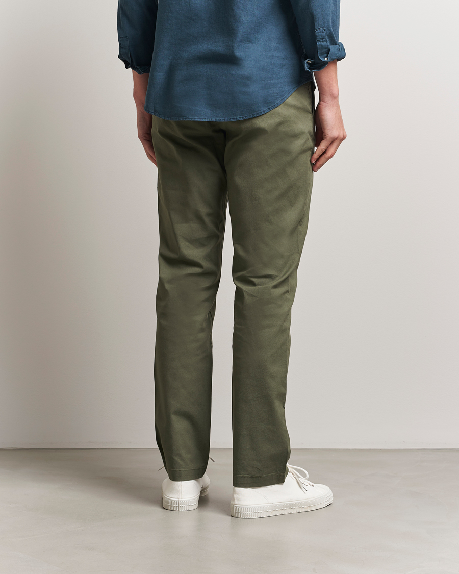 Heren | Broeken | Dockers | Crafted Khaki Slim Cotton/Linen Chino Teal Leaf