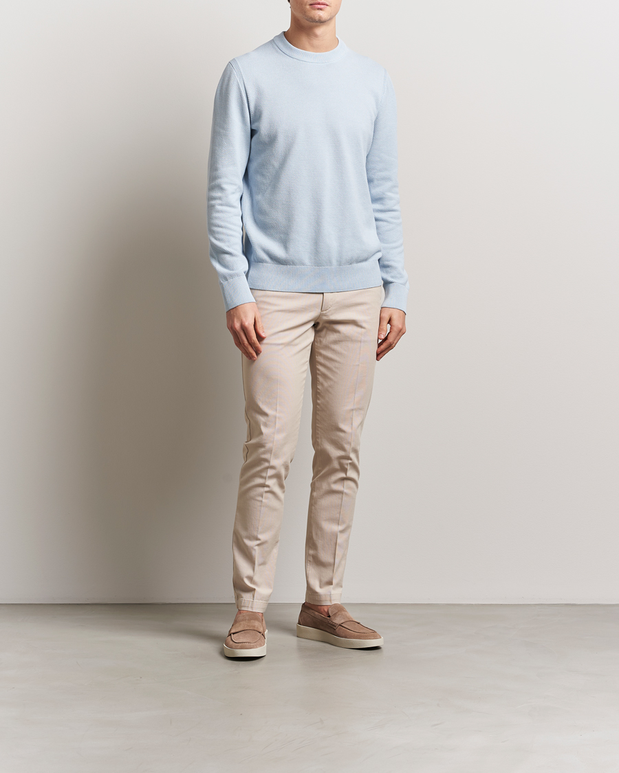 Heren | Broeken | BOSS BLACK | Kaito Structured Cotton Pants Light Beige