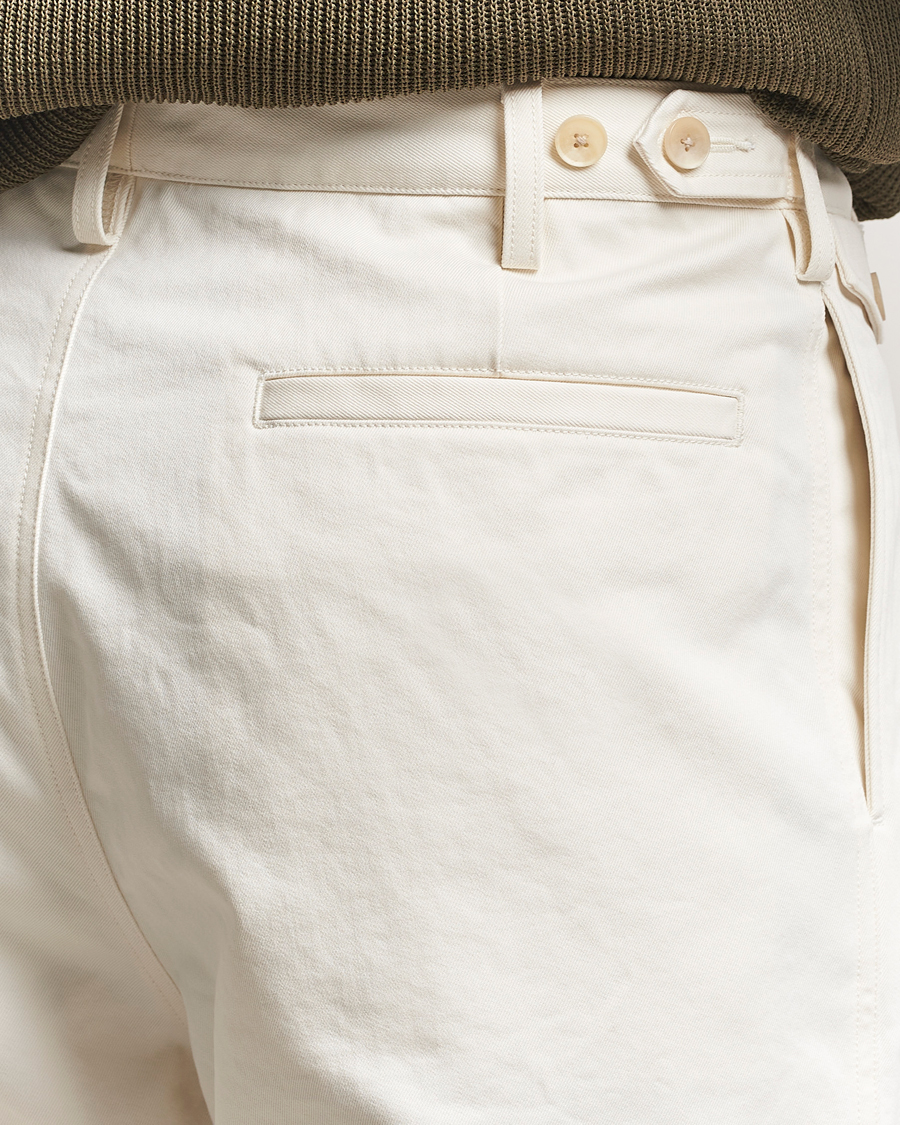 Heren | Broeken | Auralee | Washed Finx Chinos Ivory