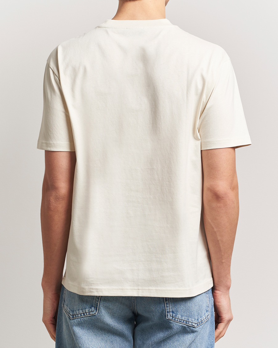 Heren | T-shirts | A.P.C. | Oscar Embroidered T-Shirt Ecru