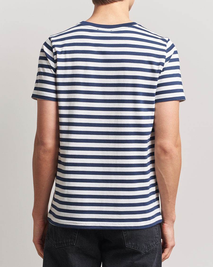 Heren | T-shirts | A.P.C. | Striped T-Shirt Navy/White