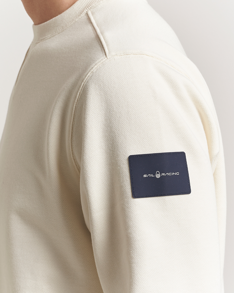 Heren | Truien | Sail Racing | Wind Crew Neck Sweatshirt Off White