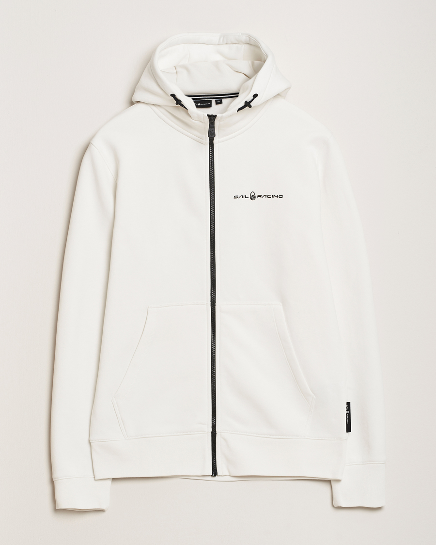 Heren | Truien | Sail Racing | Bowman Full Zip Hoodie Storm White
