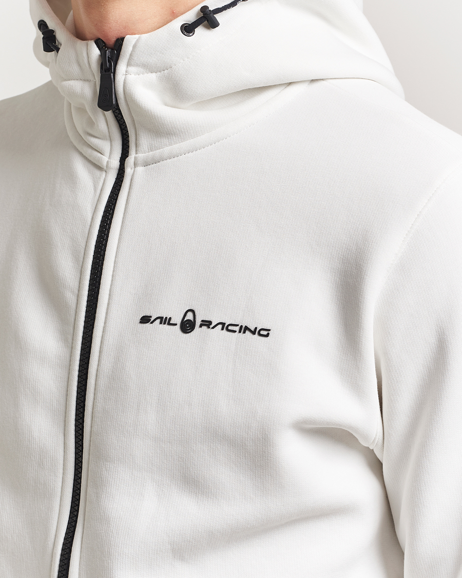 Heren | Truien | Sail Racing | Bowman Full Zip Hoodie Storm White