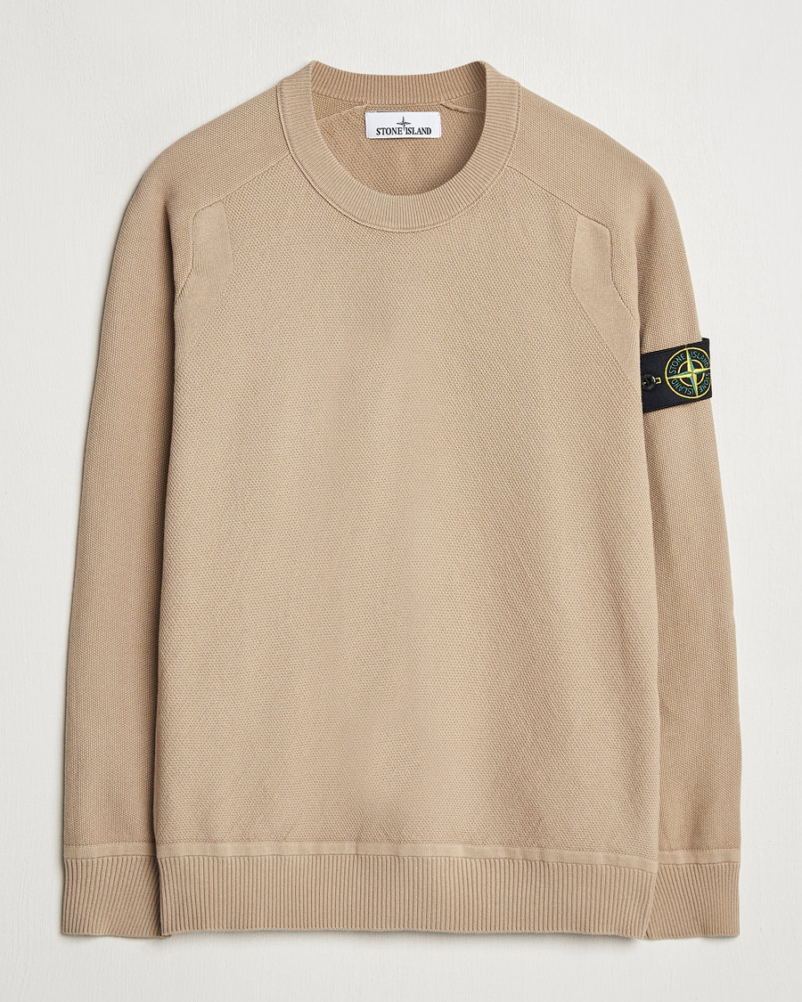 Heren | Truien | Stone Island | Micro Stitch Organic Cotton Crew Biscuit