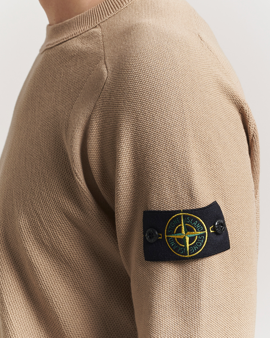 Heren | Truien | Stone Island | Micro Stitch Organic Cotton Crew Biscuit