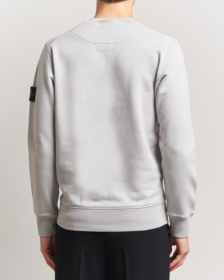 Heren | Truien | Stone Island | Garment Dyed Fleece Sweatshirt Pearl Grey
