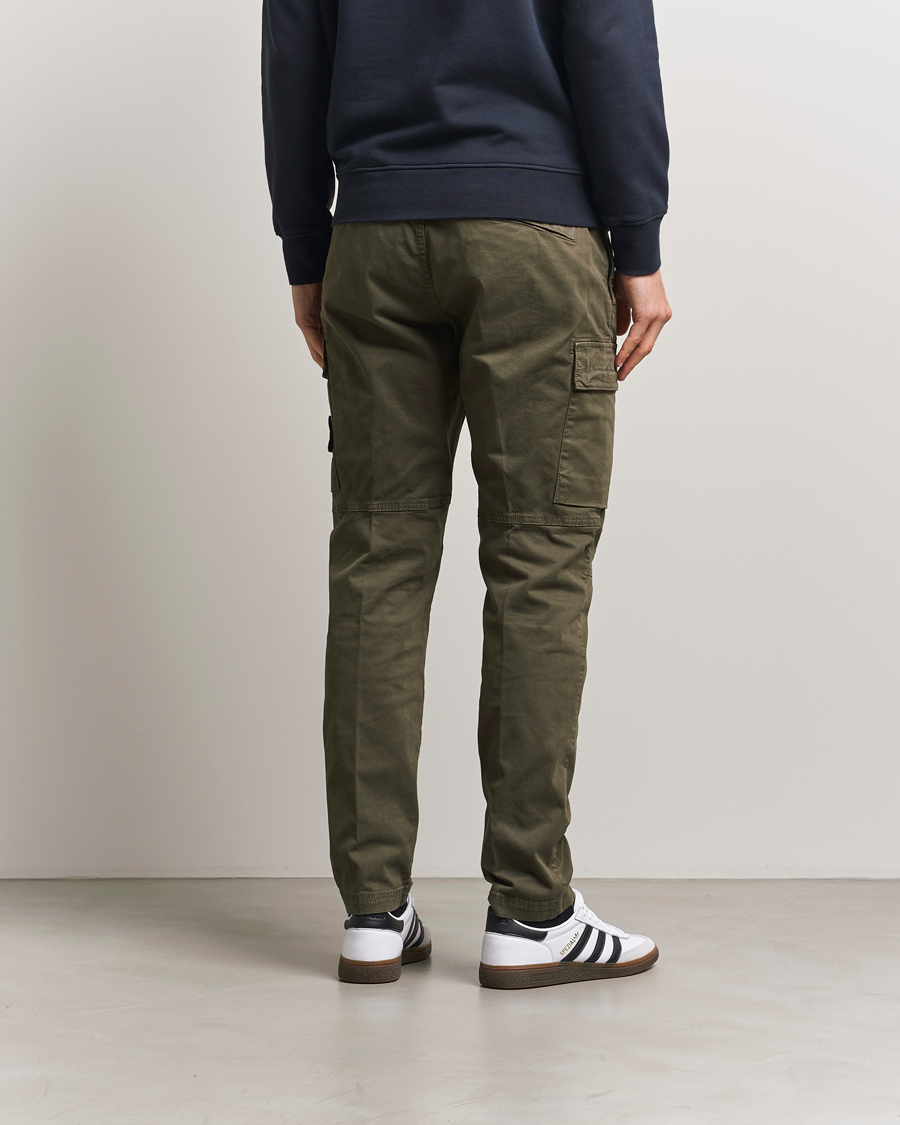 Heren | Broeken | Stone Island | Stretch Twill Cargo Pants Military Green