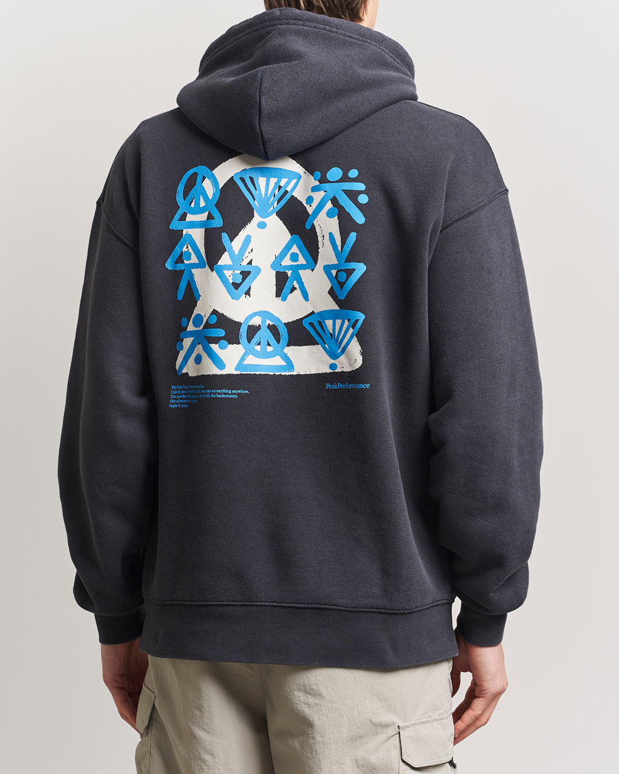 Heren | Truien | Peak Performance | Graphic Hoodie Black