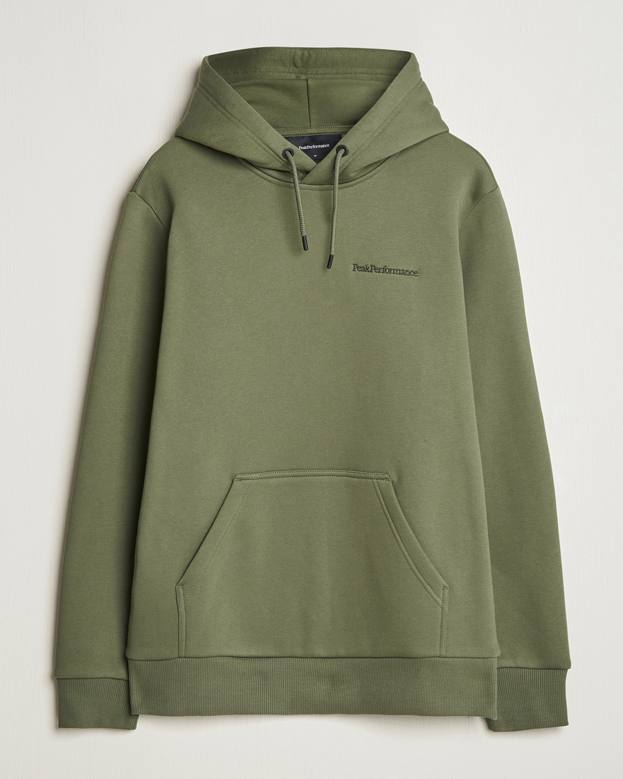 Heren | Truien | Peak Performance | Original Hoodie Pine Needle