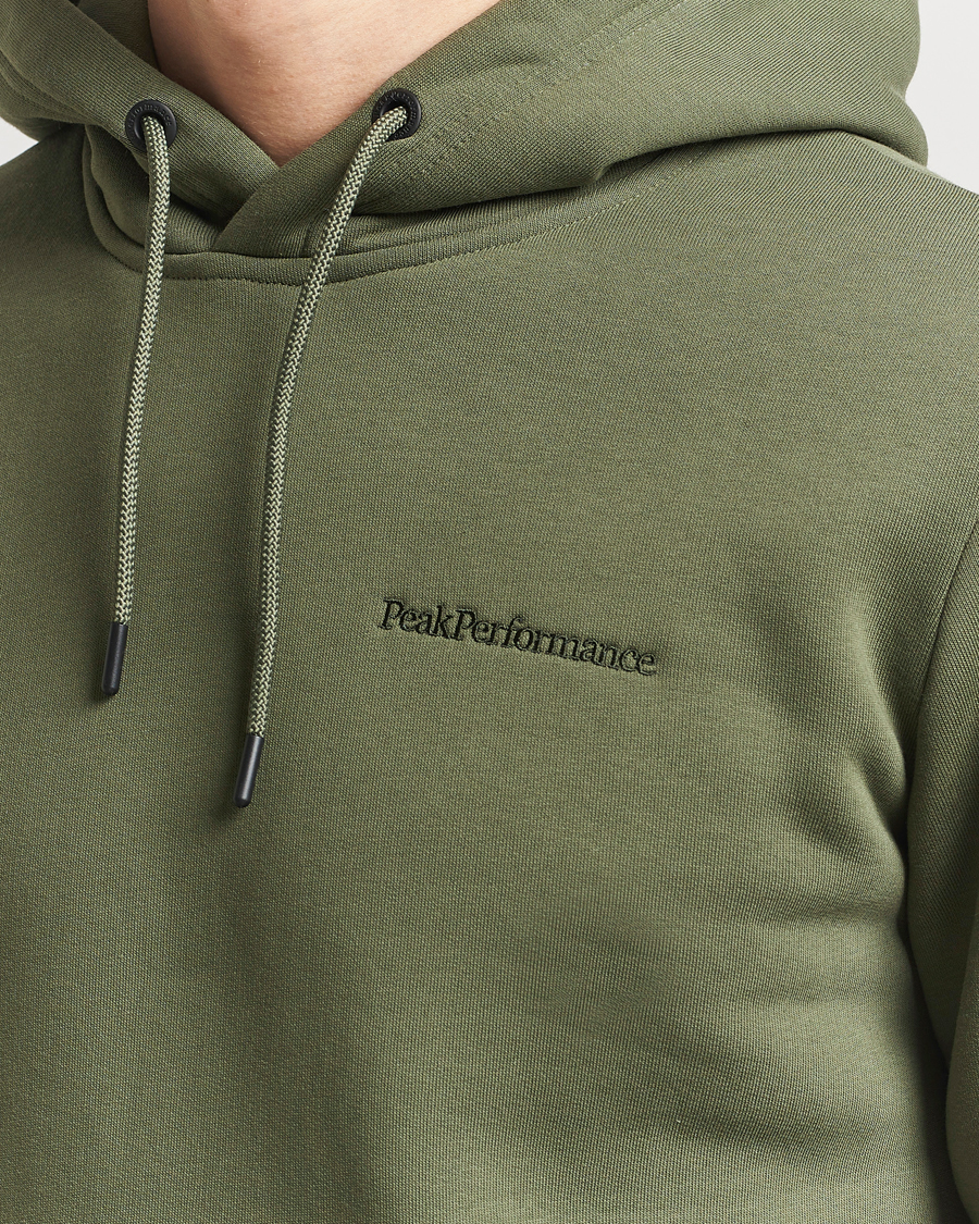 Heren | Truien | Peak Performance | Original Hoodie Pine Needle