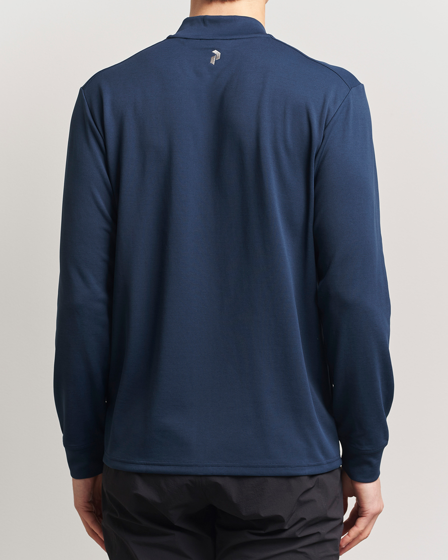 Heren | Truien | Peak Performance | Mid Layer Full Zip Jacket Blue Shadow