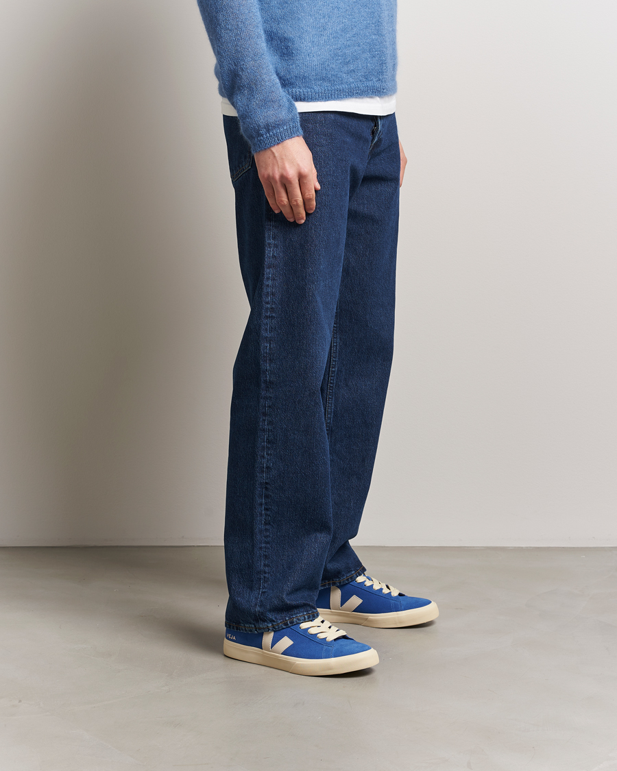 Heren | Veja Campo Bold Suede Sneaker Indigo Pierre | Veja | Campo Bold Suede Sneaker Indigo Pierre