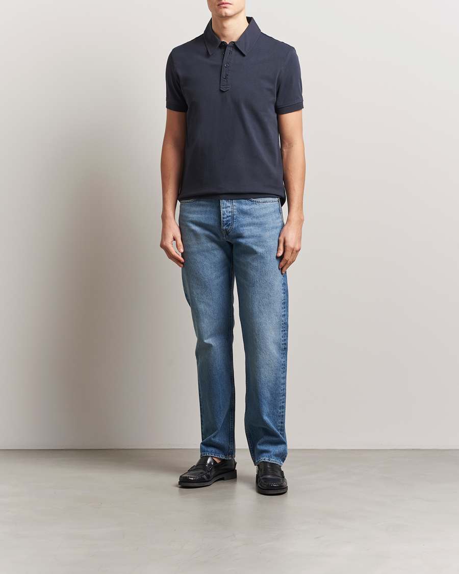 Heren | Polo's | Tiger of Sweden | Ronen Cotton Polo Light Ink