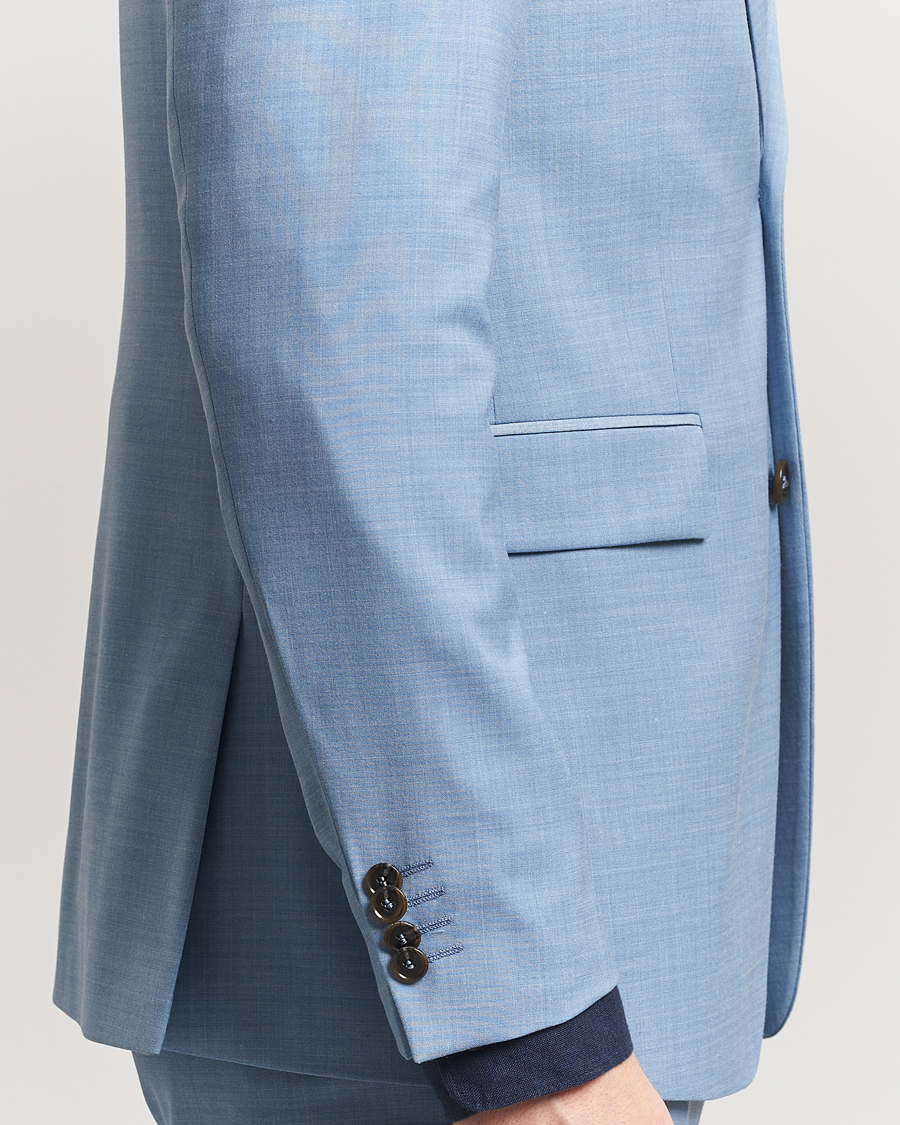 Heren | Blazers | Tiger of Sweden | Justin Wool Blazer Rustic Blue