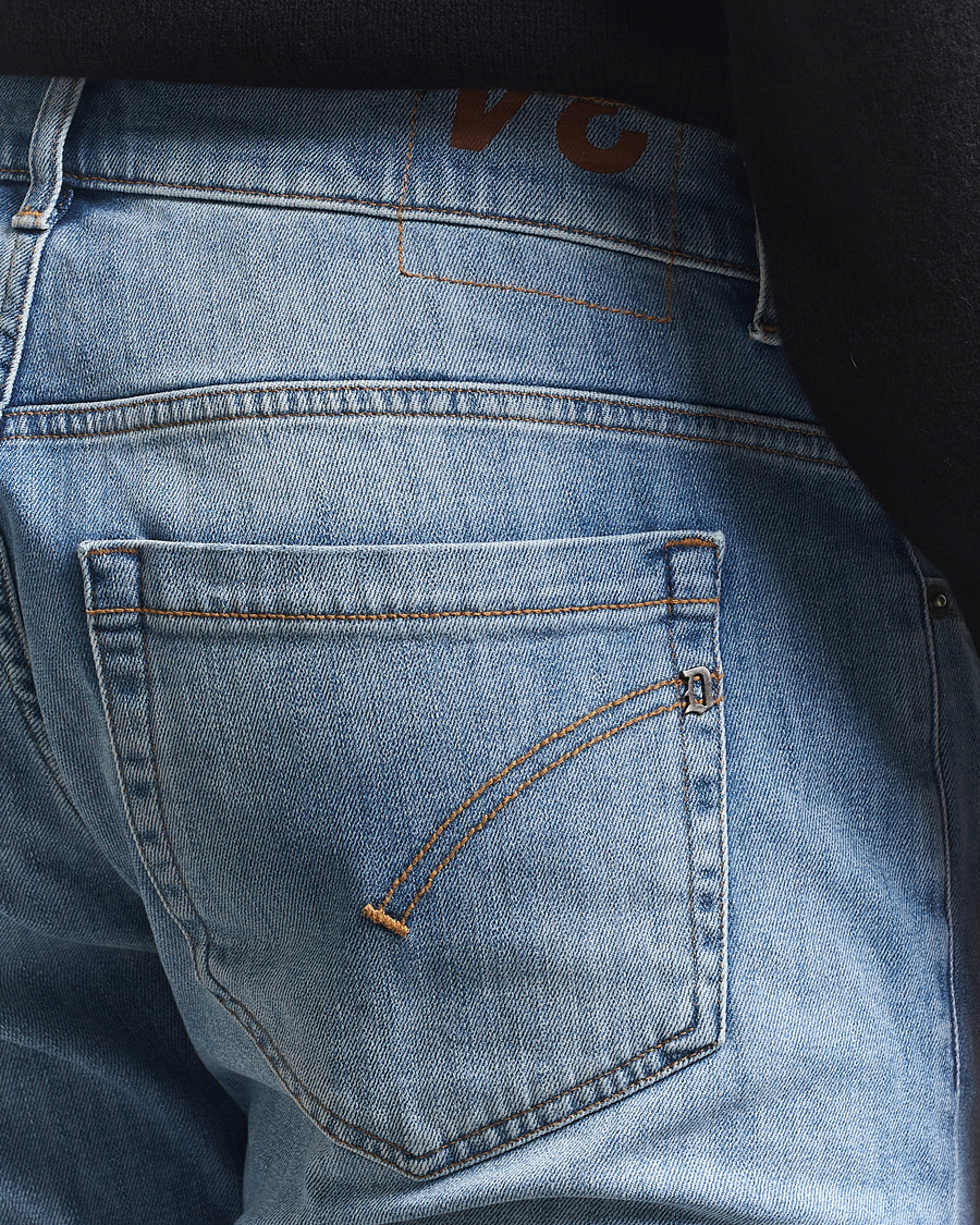 Heren | Jeans | Dondup | George Distressed Jeans Light Blue