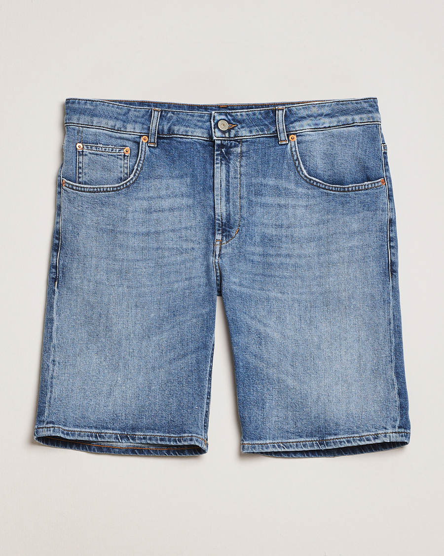 Heren | Korte broek | Dondup | Dereck Denim Shorts Light Blue