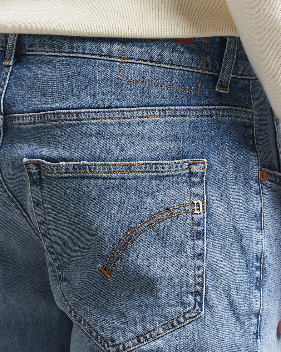 Heren | Korte broek | Dondup | Dereck Denim Shorts Light Blue